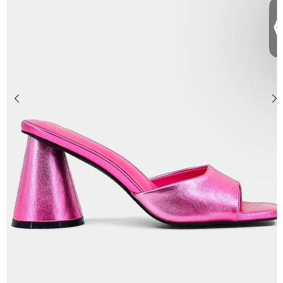 Vici Shoes - VICI Shu Shop ENYA metallic pink heel size 7 New with box $64 retail